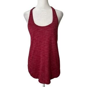 Lululemon heather red racerback tank top